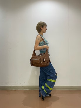 Desigual 沖縄 STAFFさん(レディース・160cm)の夏コーディネート
