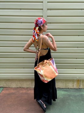 Desigual 沖縄 STAFFさん(レディース・160cm)の夏コーディネート