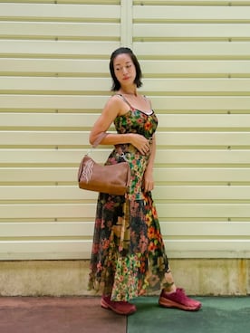 「高身長女子」｜Desigual 沖縄 STAFFさん（レディース・160cm）の秋コーディネート