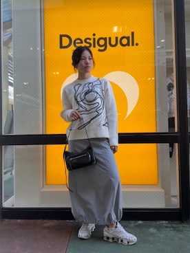 Desigual 沖縄 STAFFさん（レディース・160cm）の秋コーディネート