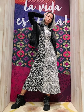 「ミッキー」｜Desigual 沖縄 STAFFさん（レディース・160cm）の秋コーディネート