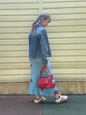 「刺繍」｜Desigual 沖縄 STAFFさん（レディース・160cm）の春コーディネート
