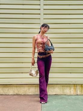 Desigual 沖縄 STAFFさん（レディース・160cm）の夏コーディネート