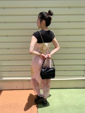 「summer」｜Desigual 沖縄 STAFFさん（レディース・160cm）の夏コーディネート