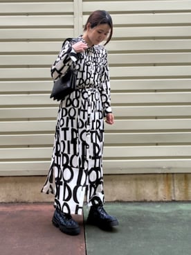 Desigual 沖縄 STAFFさん（レディース・160cm）の冬コーディネート