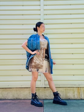 Desigual 沖縄 STAFFさん（レディース・160cm）の冬コーディネート