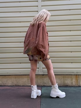 「Desigual（デシグアル）のアイテム」を使った、Desigual 沖縄 STAFFさん（レディース・160cm）の春コーディネート