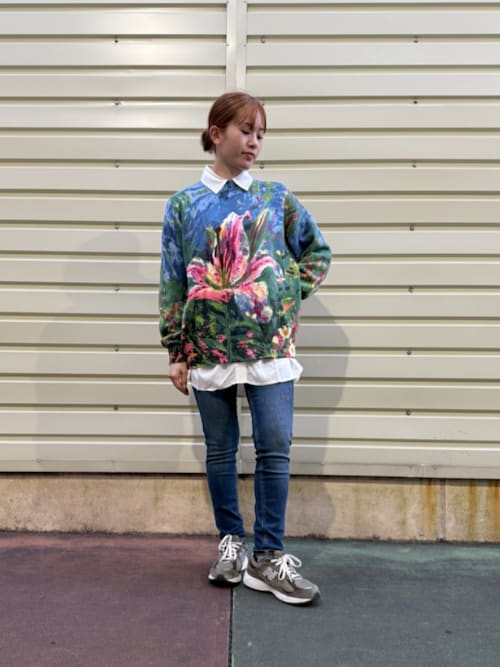 Desigual（デシグアル） ニット セーター フローラルアート ニットプル