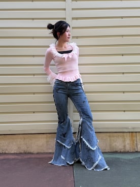 Desigual 沖縄 STAFFさん（レディース・160cm）の秋コーディネート