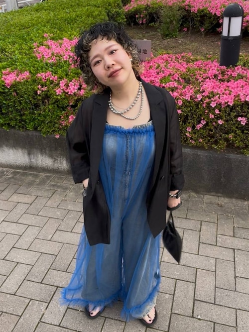 セール】チュールオールインワン 138439（サロペット/オーバーオール