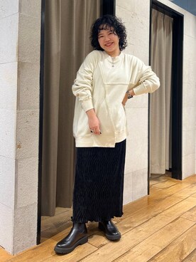 「アイテム（スウェット）」を使った、ミノさんさん（レディース・154cm・20代）の秋コーディネート