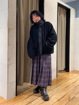 ミノさんさん(レディース・154cm)の冬コーディネート