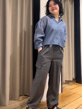 「透けにくい」｜ミノさんさん（レディース・154cm）の春コーディネート