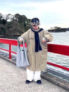 「アイテム（その他シューズ）」を使った、ミノさんさん（レディース・154cm・20代）の冬コーディネート