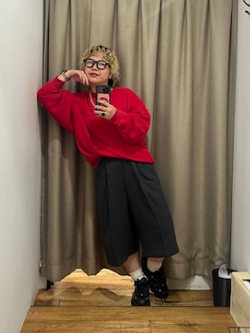 「ハーフパンツ」｜ミノさんさん（レディース・154cm・20代）の秋コーディネート