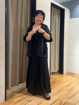 「アイテム（テーラードジャケット）」を使った、ミノさんさん（レディース・154cm・20代）の夏コーディネート