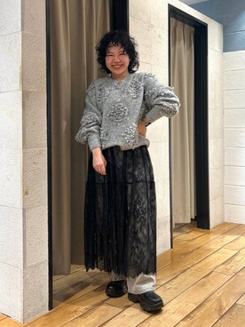 ミノさんさん（レディース・154cm）の冬コーディネート