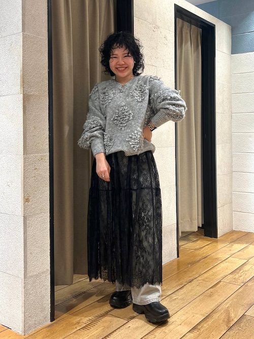 セール】ループジャガードプルオーバー 286883（ニット/セーター