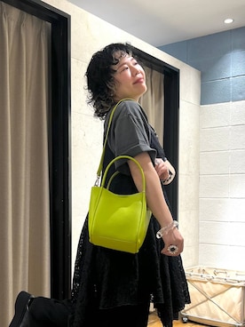 「アイテム（キャミソール）」を使った、ミノさんさん（レディース・154cm・20代）の夏コーディネート