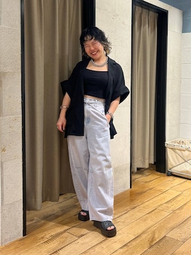 Ijin まとめ売り 76 セール】イージーバレルデニムパンツ 289799（デニムパンツ