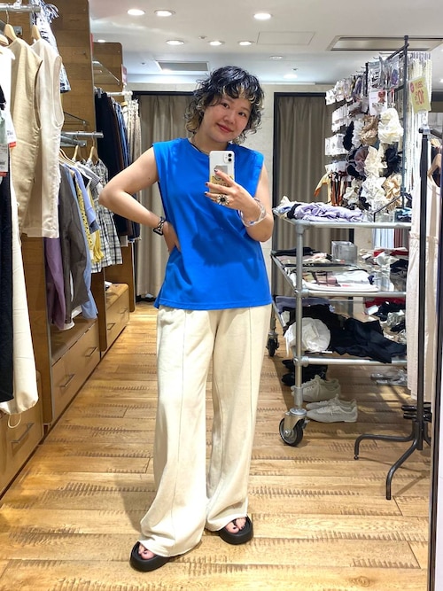 セール】ショルダータックノースリーブ 490879（Tシャツ/カットソー