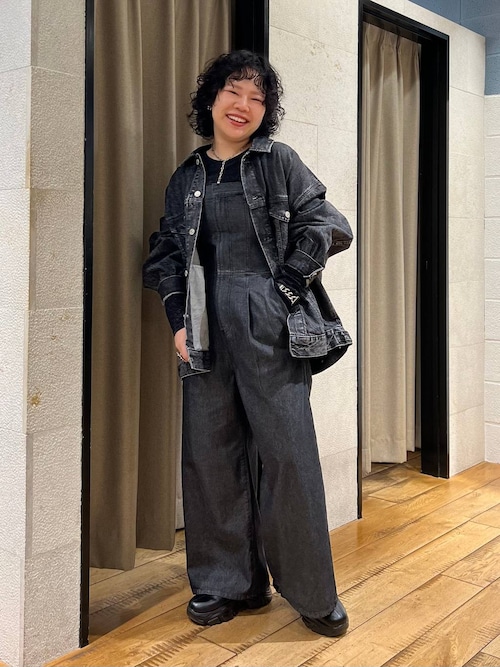 LOWRYS FARM 盛岡フェザンミノさんさんのデニムジャケットを使った 