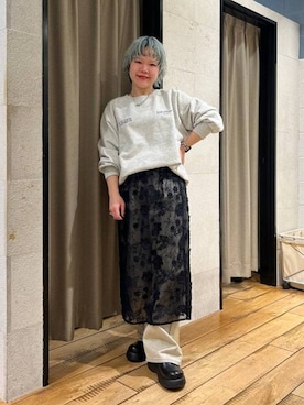 ミノさんさん（レディース・154cm）の冬コーディネート