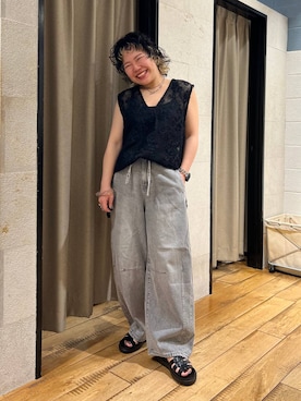 「アイテム（サンダル）」を使った、ミノさんさん（レディース・154cm・20代）の夏コーディネート