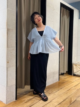 ミノさんさん(レディース・154cm)の夏コーディネート