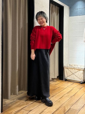 ミノさんさん(レディース・154cm)の冬コーディネート