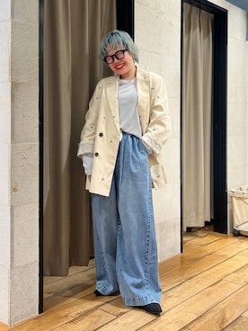 ミノさんさん(レディース・154cm)の冬コーディネート