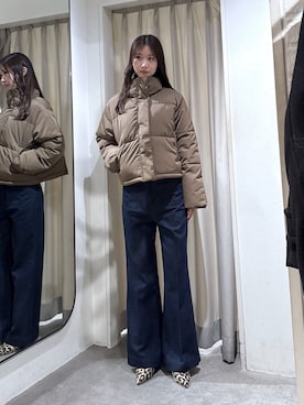 「FREE'S MART（フリーズマート）のアイテム（ブルゾン）」を使った、miyuさん（レディース・164cm）の冬コーディネート