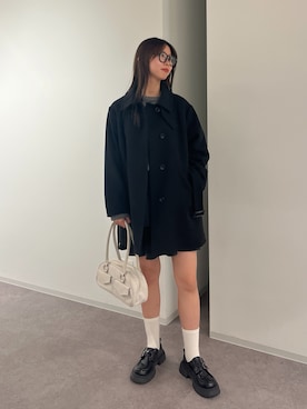 「FREE'S MART（フリーズマート）のアイテム（ダウンジャケット/コート）」を使った、miyuさん（レディース・164cm）の秋コーディネート