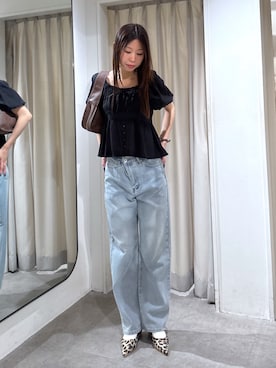 「FREE'S MART（フリーズマート）のアイテム（シューズ）」を使った、miyuさん（レディース・164cm）の夏コーディネート