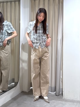 「FREE'S MART（フリーズマート）のアイテム（スニーカー）」を使った、miyuさん（レディース・164cm）の夏コーディネート