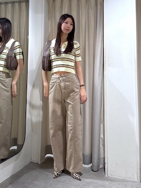「FREE'S MART（フリーズマート）のアイテム（スニーカー）」を使った、miyuさん（レディース・164cm）の春コーディネート