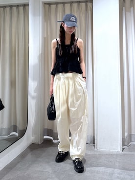 「FREE'S MART（フリーズマート）のアイテム」を使った、miyuさん（レディース・164cm）の夏コーディネート