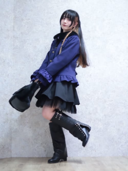 axes femme（アクシーズ ファム） ロング ブーツ スタッズ付カバー