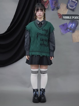 「プレッピー」｜ありさん（レディース・155cm）の春コーディネート