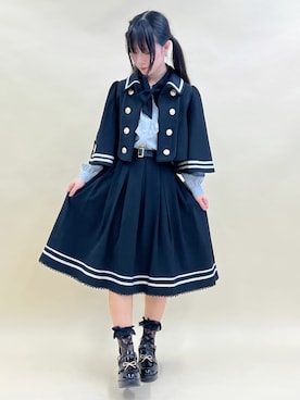 「axes femme POETIQUE（アクシーズファムポエティック）のアイテム（テーラードジャケット）」を使った、ありさん（レディース・155cm）の夏コーディネート