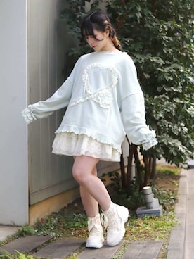 ありさん（レディース・155cm）の春コーディネート