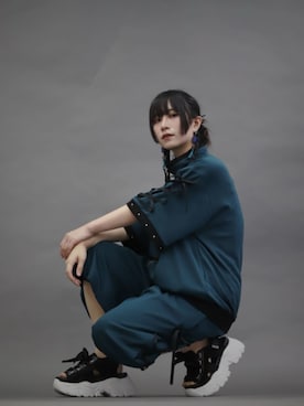 「アイテム（タンクトップ）」を使った、ありさん（レディース・155cm）の夏コーディネート