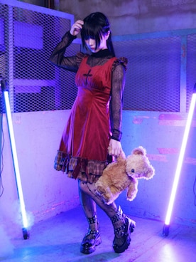 「アイテム（キャミソール）」を使った、ありさん（レディース・155cm）の秋コーディネート