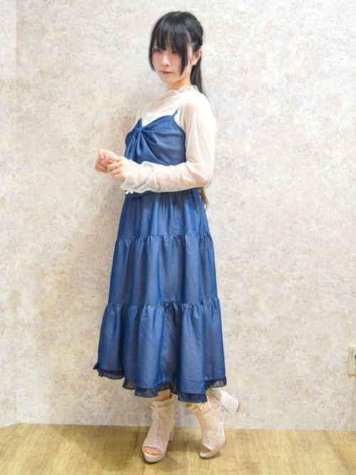 axes femmeのリボンチュールシアーインナーを使ったコーディネート（ZOZOTOWN Yahoo!店）