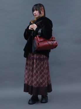 「アイテム（パンプス）」を使った、ありさん（レディース・155cm）の秋コーディネート