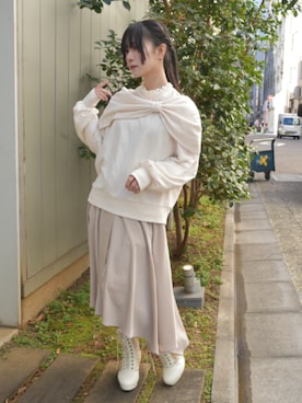 ありさん（レディース・155cm）の冬コーディネート