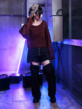 「アイテム（帽子）」を使った、ありさん（レディース・155cm）の秋コーディネート