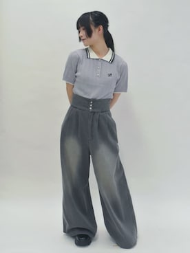 「axes femme（アクシーズファム）のアイテム」を使った、ありさん（レディース・155cm）の夏コーディネート