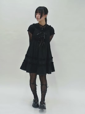 「axes femme（アクシーズファム）のアイテム（チュニック）」を使った、ありさん（レディース・155cm）の夏コーディネート