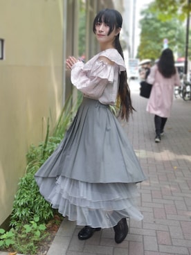 「アイテム（ブーツ）」を使った、ありさん（レディース・155cm）の秋コーディネート